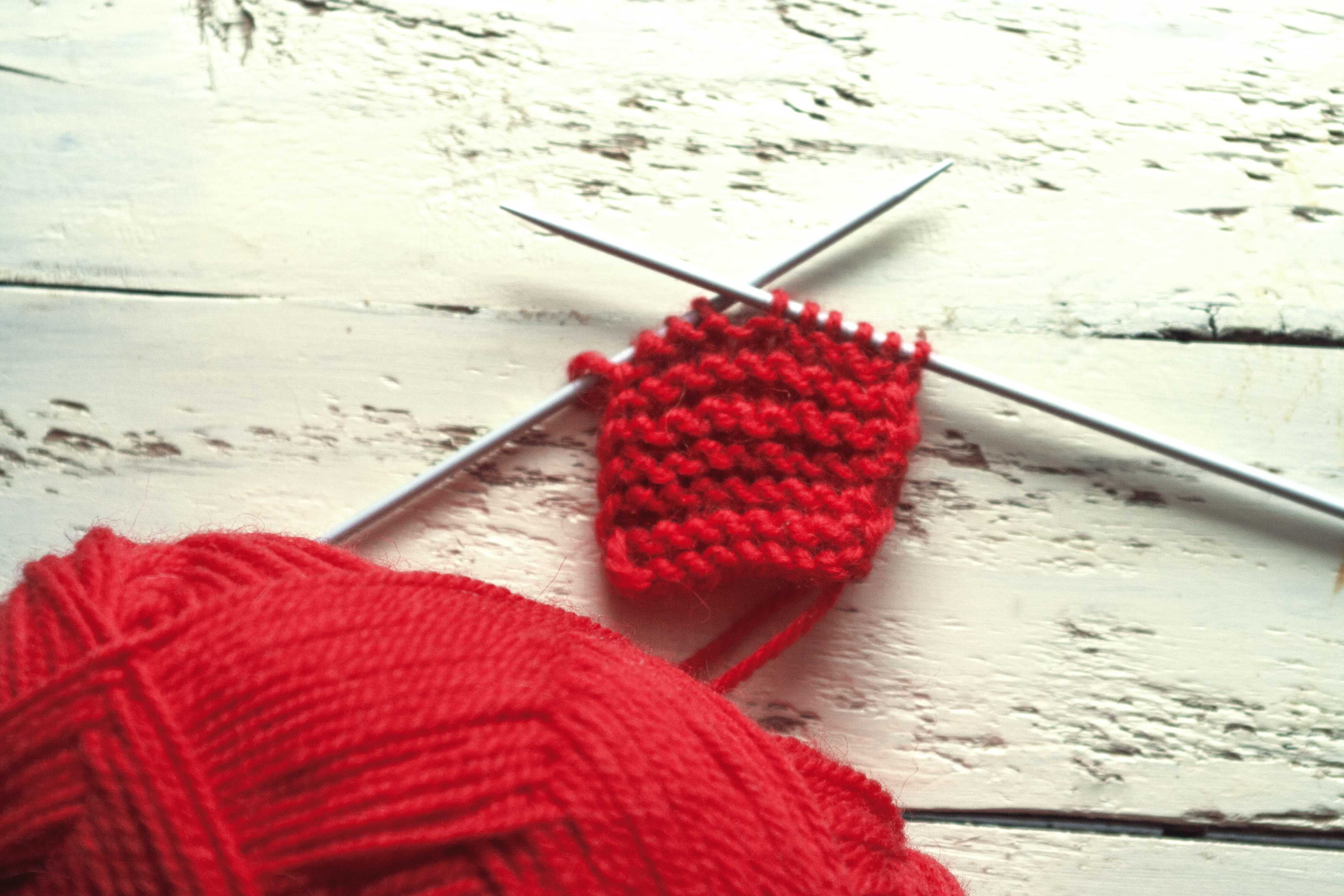 素材や道具のある作業台